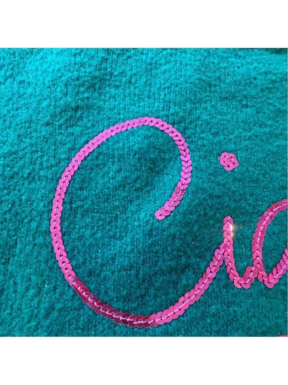 Green Sweater with Ciao Ciao Design - Picture 5 of 10